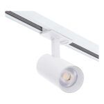 Witte dimbare 1-fase railspot Eros 10W met CCT-switch
