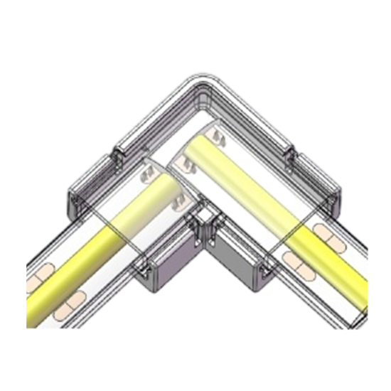 COB ledstrip L-connector | Single | 8mm | IP65 | 10 stuks