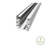 Wit 3-fase rail van 100 cm