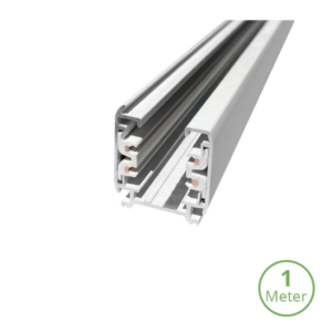 Wit 3-fase rail van 100 cm