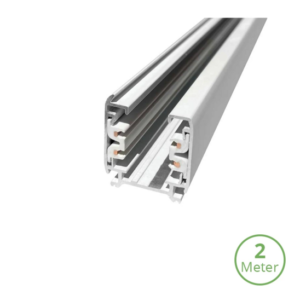 Wit 3-fase rail van 200 cm