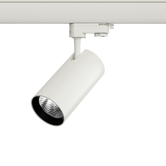 Witte 3-fase railspot Elara 10W in 3000K