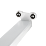 Wit RAX IP22 armatuur voor twee T8 LED TL-buizen van 120 cm