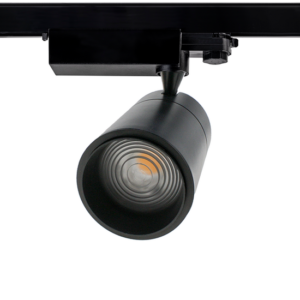 3-fase dimbare railspot 30W | 4000K | Zoomable 15-60° | Zwart