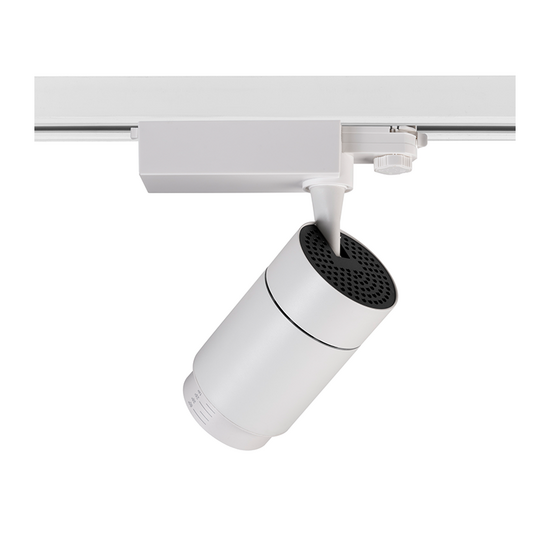 3-fase dimbare railspot 30W | 4000K | Zoomable 15-60° | Wit