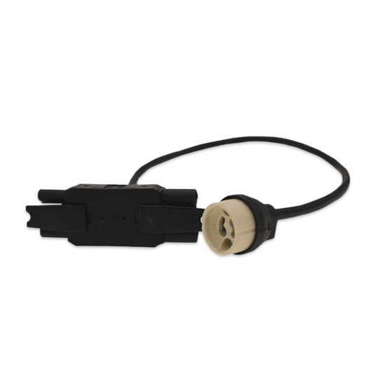 3-way splitter with GU10 lamp holder
