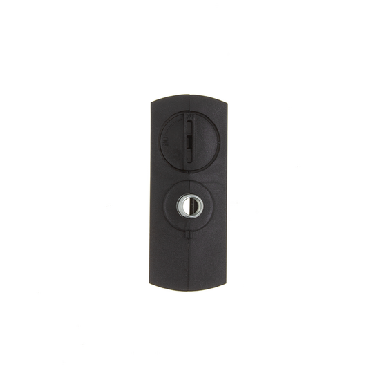 1-FASE RAIL SLIM FIT ADAPTER ZWART
