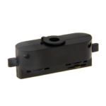 Compacte matzwarte adapter voor 1-fase railverlichting