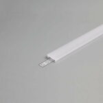 Clickable cover for square surface-mounted profile and recessed profile up to 10mm | 2M | White