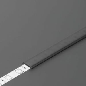 Klikbare cover tbv opbouwprofiel vierkant en inbouwprofiel tot 10mm | 2M | Zwart