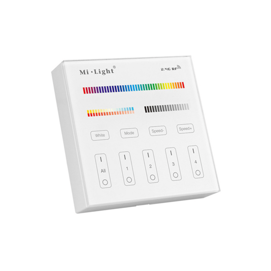 Mi-Light afstandsbediening voor 4 groepen | RGB + CCT