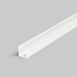Ledstrip opbouwprofiel vierkant tot 10mm | 2M | Wit