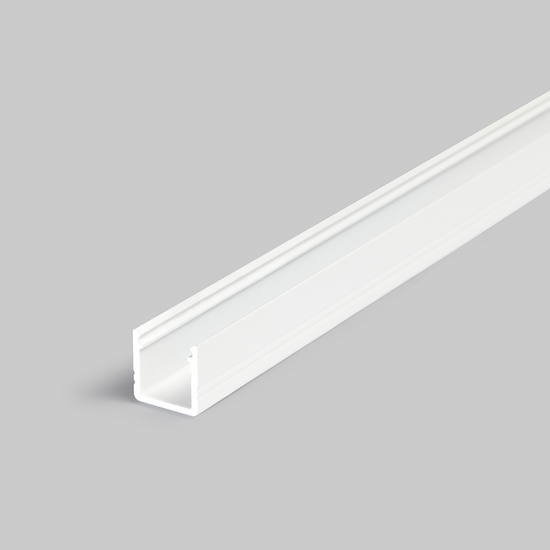 LED strip surface-mounted profile square up to 10mm | 2M | White