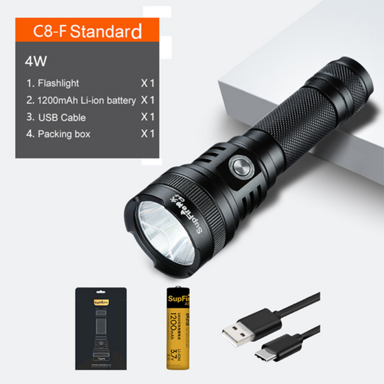 Oplaadbare LED zaklamp 550lm | 4W | IP44 - Image 3