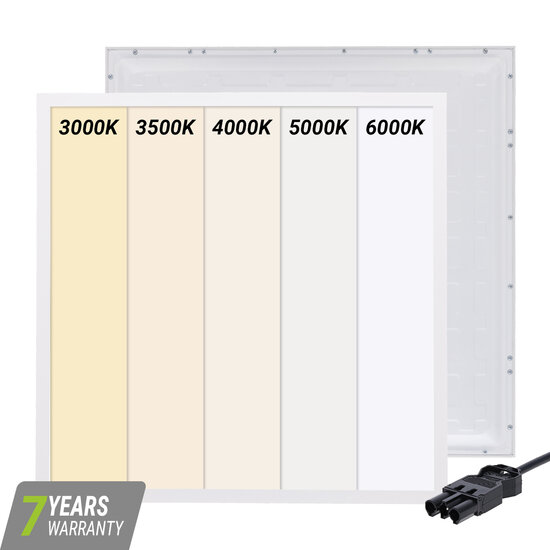 Led paneel 60x60cm | CCT switch | 25W | Back-lit | 3-SWP stekker
