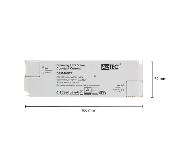 Led driver | Dimbaar | 21-42V (DC) | 20-40W