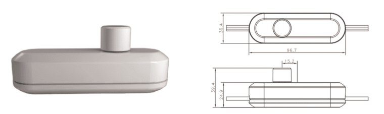 LED Snoerdimmer | 0–50W | Wit | Fase-afsnijding (RC) – Image 2