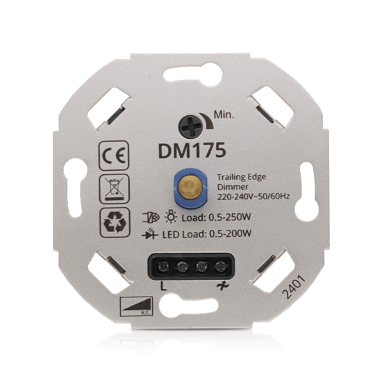 Universele LED Dimmer 5-175W | Fase-afsnijding