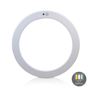 Led downlight in/opbouw | Ø220 | 15W | CCT-switch | Dimbaar | Met sensor