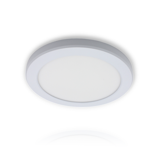 Led downlight in/opbouw | Ø220 | 15W | CCT-switch | Dimbaar