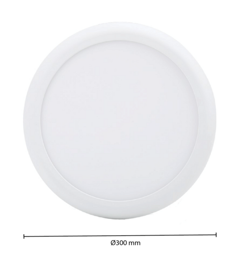 LED downlight surface/recessed | Ø300 | 18-25W | CCT-switch