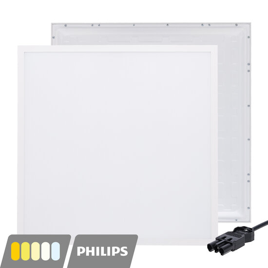 LED paneel 60x60cm | 3000K|3500K|4000K|5000K|6000K | 30W | 4050lm | Back-lit | 3-SWP snoer