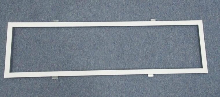 Inbouwframe led paneel | 120x30cm | Wit | Met veerklemmen