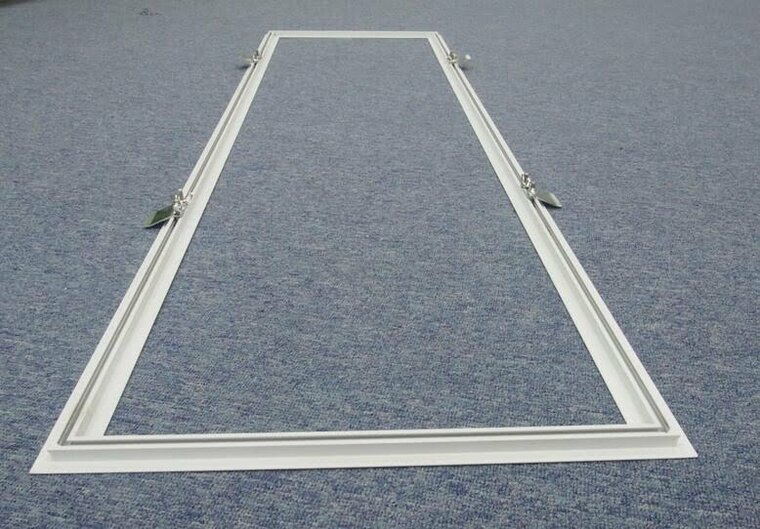 Inbouwframe led paneel | 120x30cm | Wit | Met veerklemmen