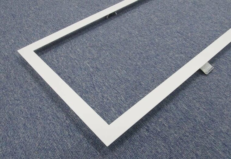 Inbouwframe led paneel | 120x30cm | Wit | Met veerklemmen