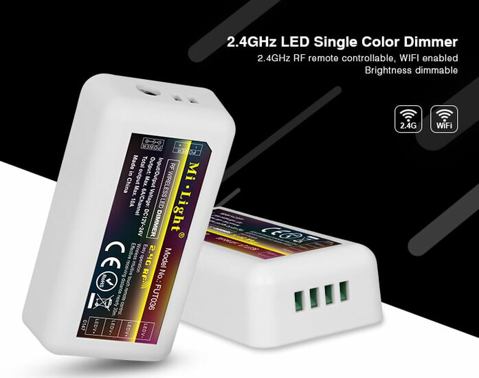 Ledstrip controller | Single | Draadloze bediening | Mi-light