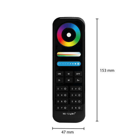 Mi-Light intelligente afstandsbediening | 8 groepen | RGB + CCT