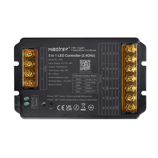 Mi-Light HR5 5-in-1 draadloze ledstrip controller