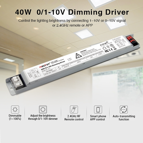 Dimbare led-driver | 40W | 1-10V | Mi-Light