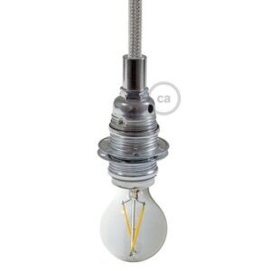 Industriële Lampfitting E14 - Zilver LUXE