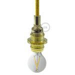 Industrial E14 Lamp Holder - Gold LUXE
