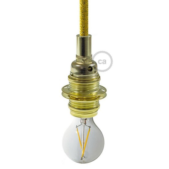 Industrial E14 Lamp Holder - Gold LUXE