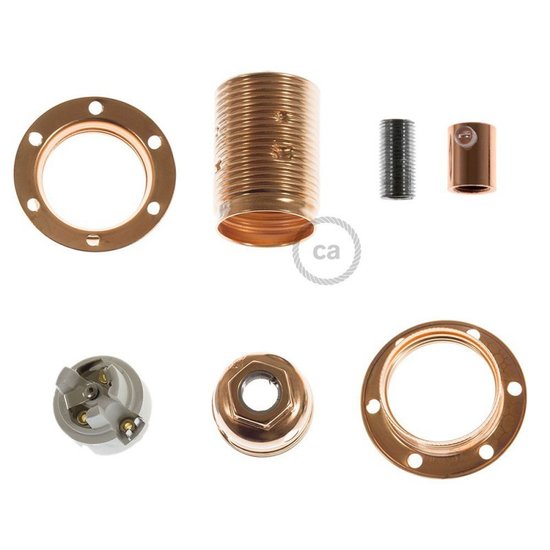 Industriële Lampfitting E14 | Koper LUXE - Afbeelding 3