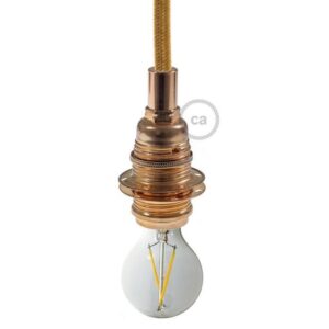 Industriële Lampfitting E14 - Koper LUXE