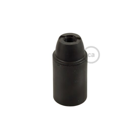 E14 fitting in thermoplastisch materiaal zwart