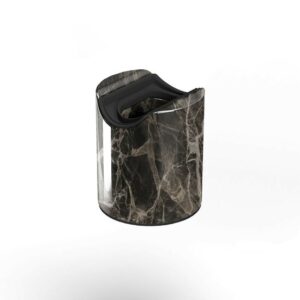 Esse14 Wand- of Plafondlamp Fitting met S14d - Waterdicht IP44 - Bruin Marmer
