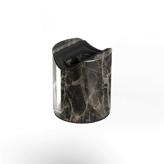 Esse14 Wall or Ceiling Lamp Holder with S14d - Waterproof IP44 - Brown Marble