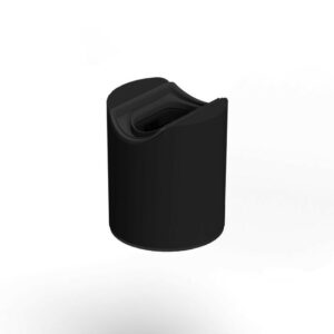 Esse14 Wand- of Plafondlamp Fitting met S14d - Waterdicht IP44 - Zwart