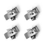 Bevestigingsklemmen voor led paneel | Veerclips | Set van 4