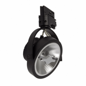 3-fase rail dimbare railspot 15W | 2700K | Zwart