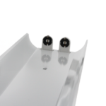 Wit IP22 reflectorarmatuur voor twee T8 LED TL-buizen van 150 cm