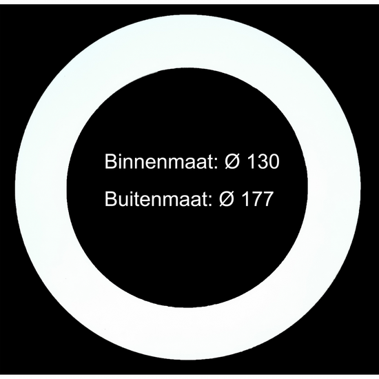 LED downlight adapter ring | Ø 130-177mm | White