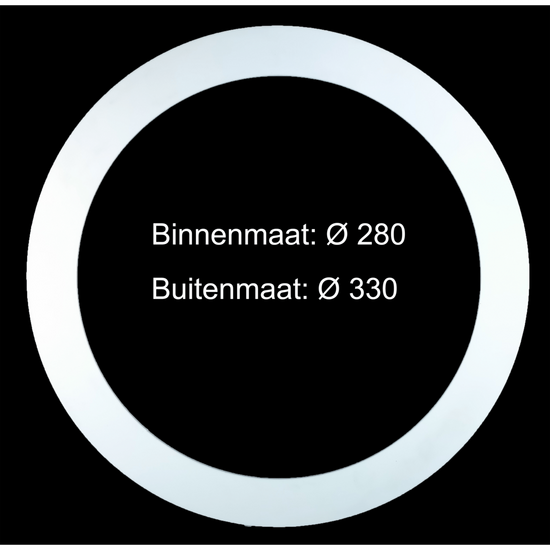 Led downlight verloopring | Ø 280-330mm | Wit