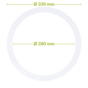 Led downlight verloopring | Ø 280-330mm | Wit
