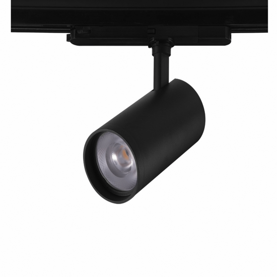 3-fase railspot 30W | 3000K | Zwart | Powergear
