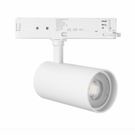3-fase railspot 40W | 4000K | Wit | Powergear